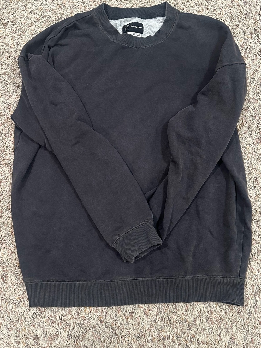 Original Use Black Crewneck Sweatshirt